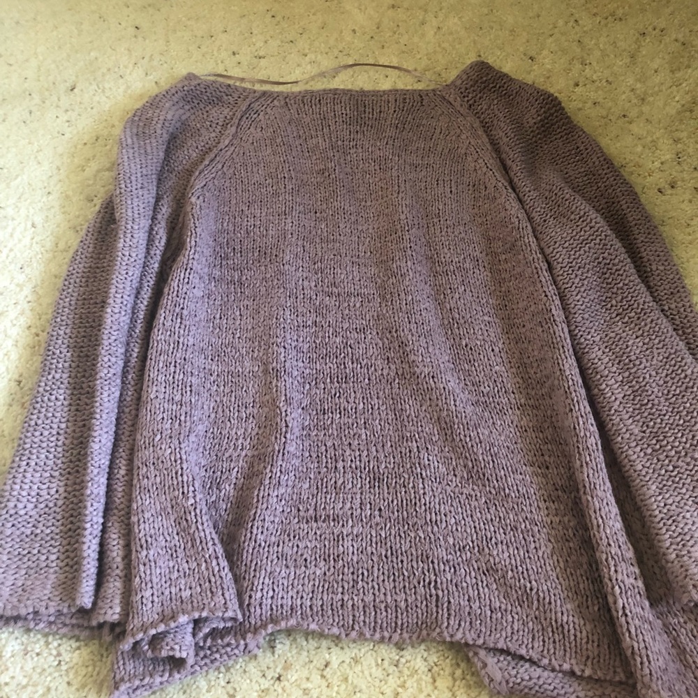 Pinkish purple sweater